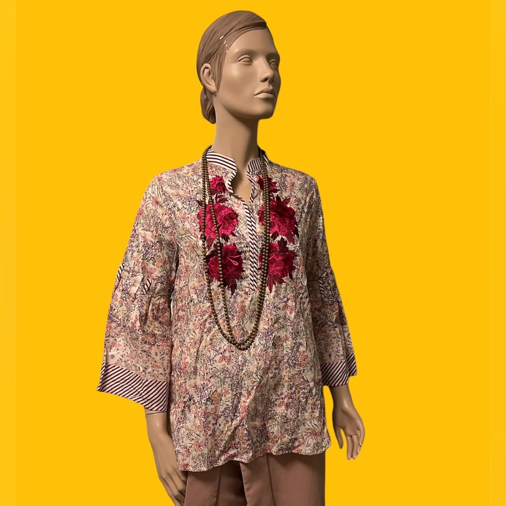 Ethnic cotton Sleeved Shirt or Tunic